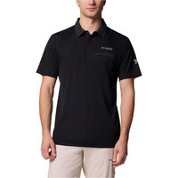 Columbia camiseta montaña manga corta hombre Cirque River Pro Polo vista frontal