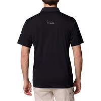 Columbia camiseta montaña manga corta hombre Cirque River Pro Polo vista trasera