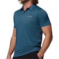 Columbia camiseta montaña manga corta hombre Columbia Hike Polo vista detalle