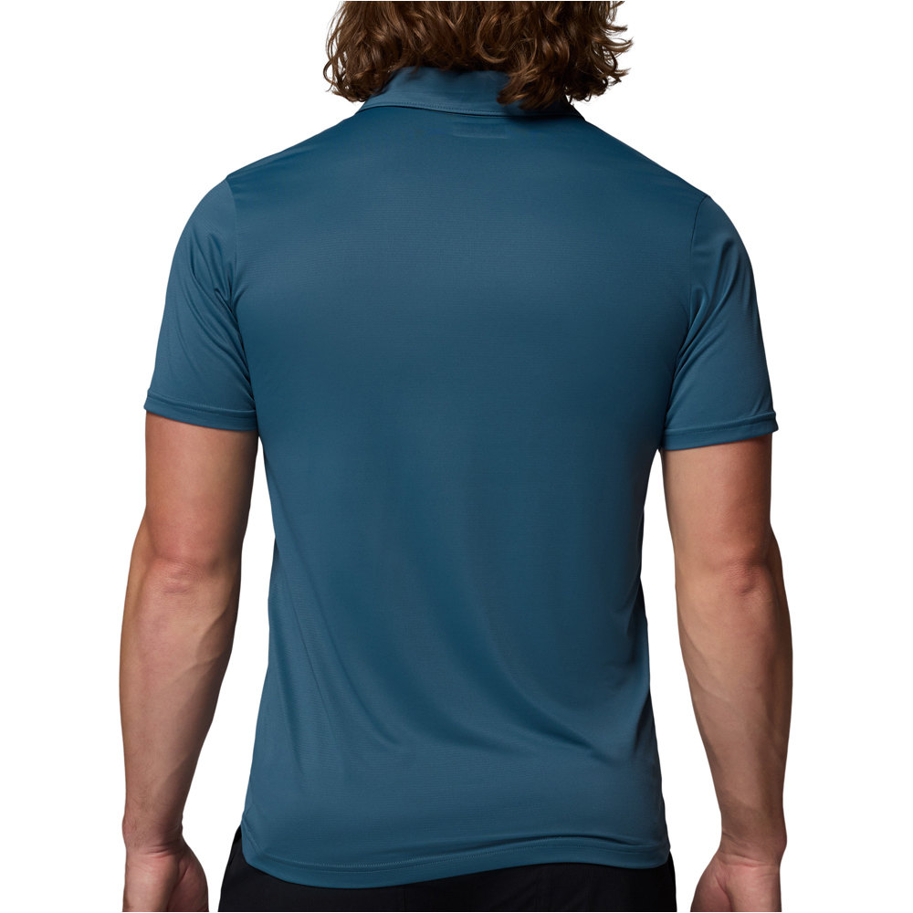 Columbia camiseta montaña manga corta hombre Columbia Hike Polo vista trasera