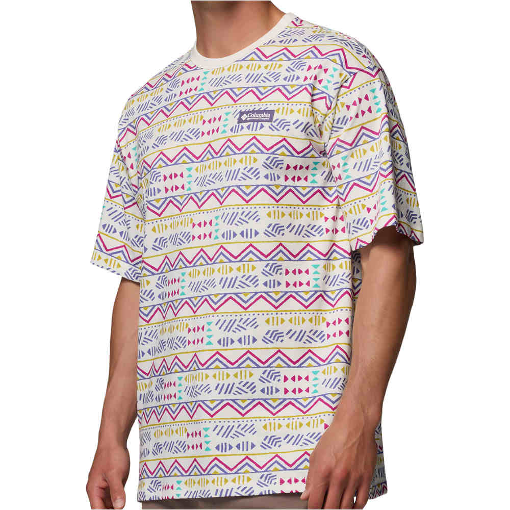 Columbia camiseta montaña manga corta hombre CSC Heavyweight Printed Tee vista detalle