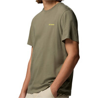 Columbia camiseta montaña manga corta hombre CSC  Outdoor Back Graphic Tee vista detalle