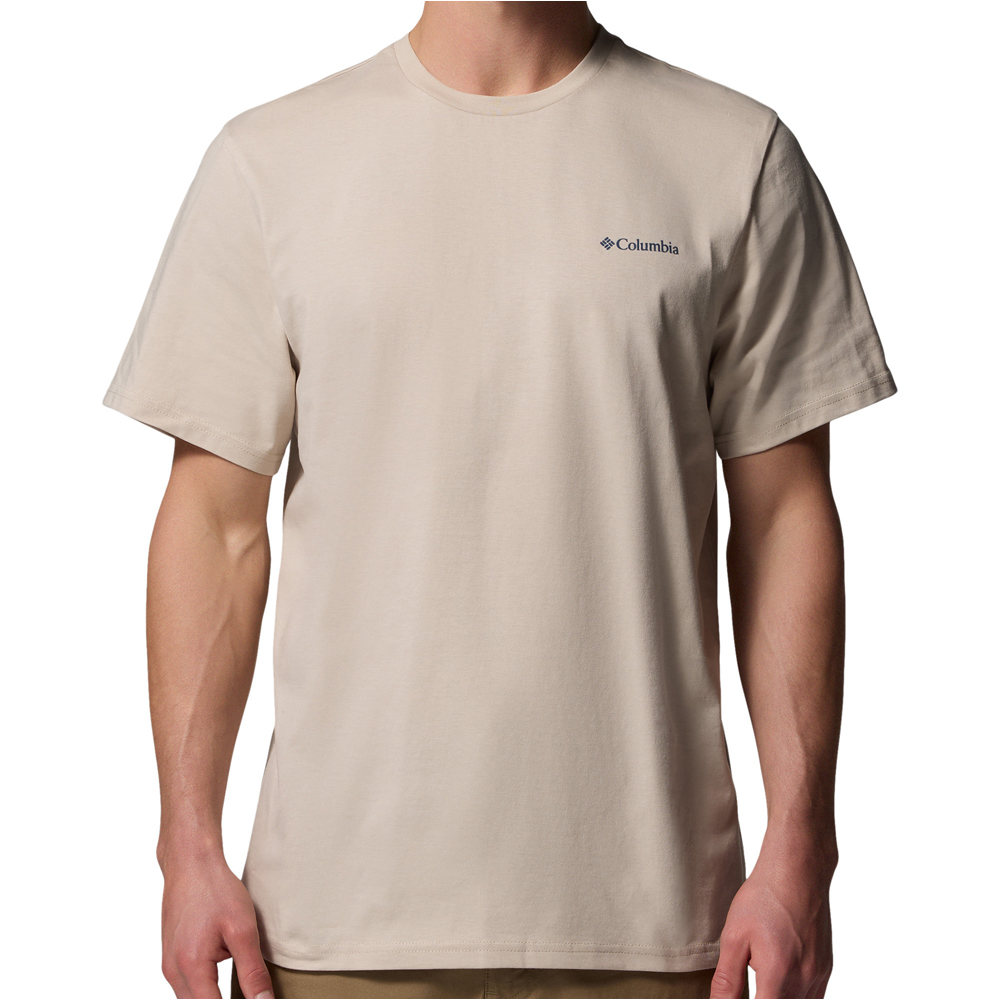 Columbia camiseta montaña manga corta hombre CSC  Outdoor Back Graphic Tee vista frontal