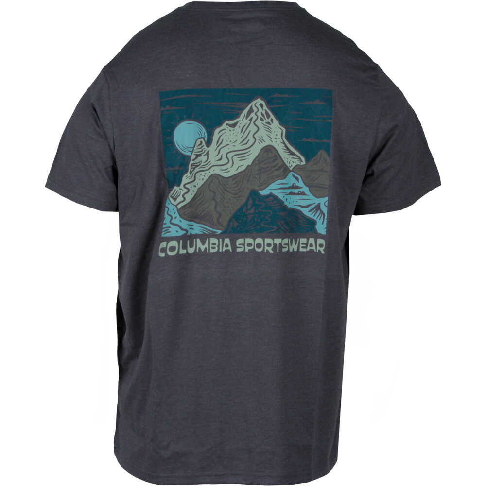 Columbia camiseta montaña manga corta hombre CSC  Outdoor Back Graphic Tee vista trasera