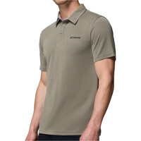 Columbia camiseta montaña manga corta hombre Nelson Point Polo vista detalle