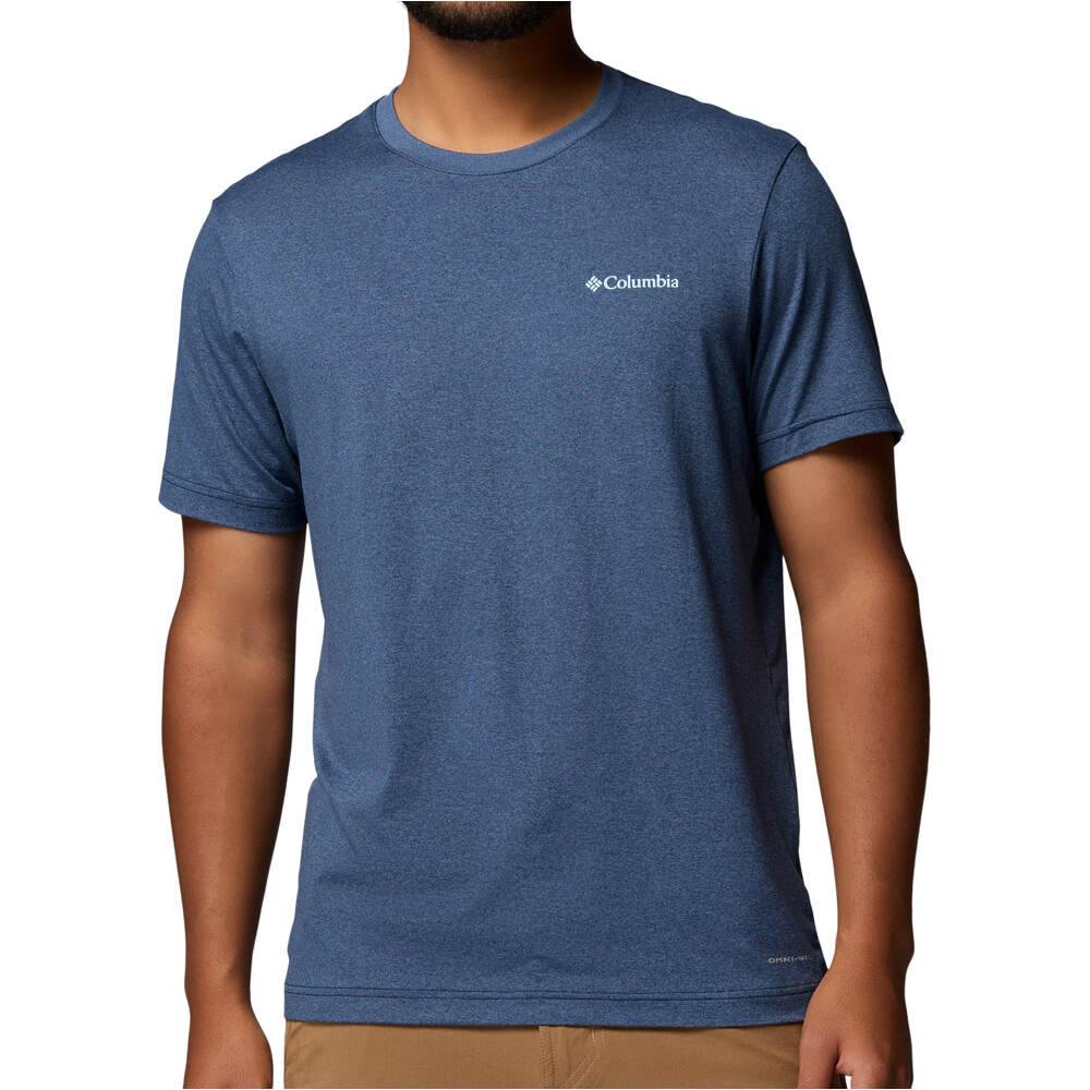 Columbia camiseta montaña manga corta hombre Parsons Point  SS Back Graphic Tee vista frontal