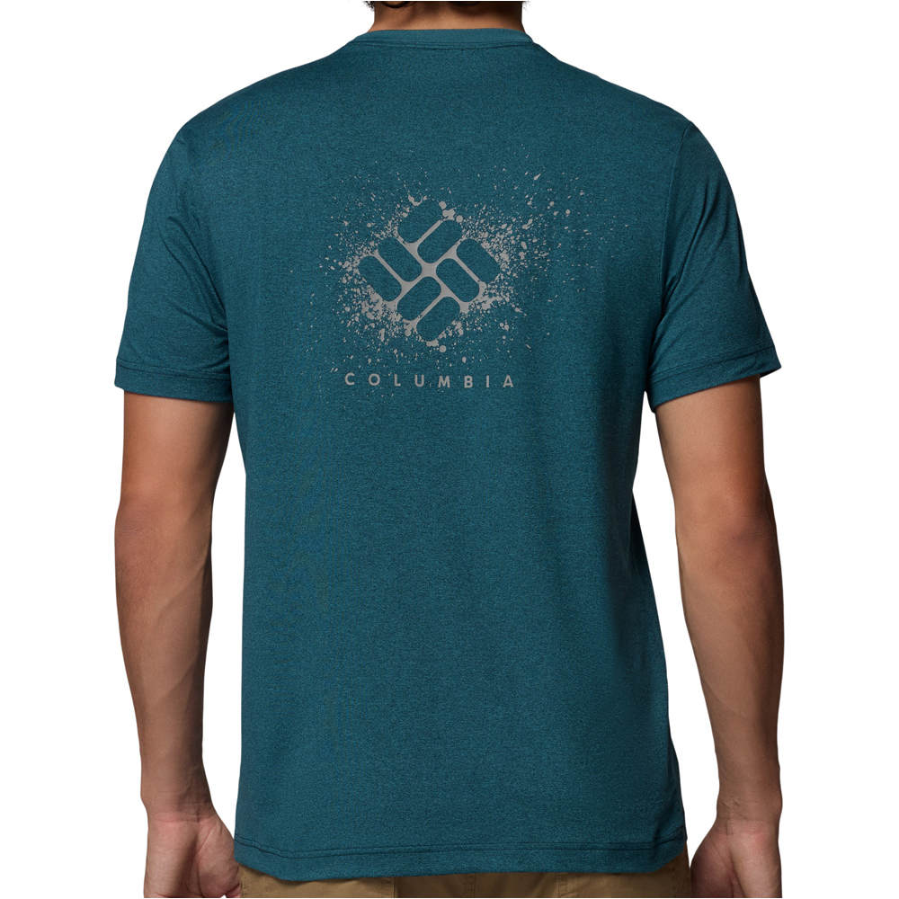 Columbia camiseta montaña manga corta hombre Parsons Point SS Back Graphic Tee vista trasera