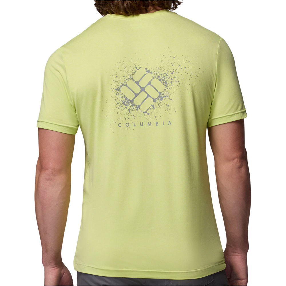 Columbia camiseta montaña manga corta hombre Parsons Point SS Back Graphic Tee vista trasera