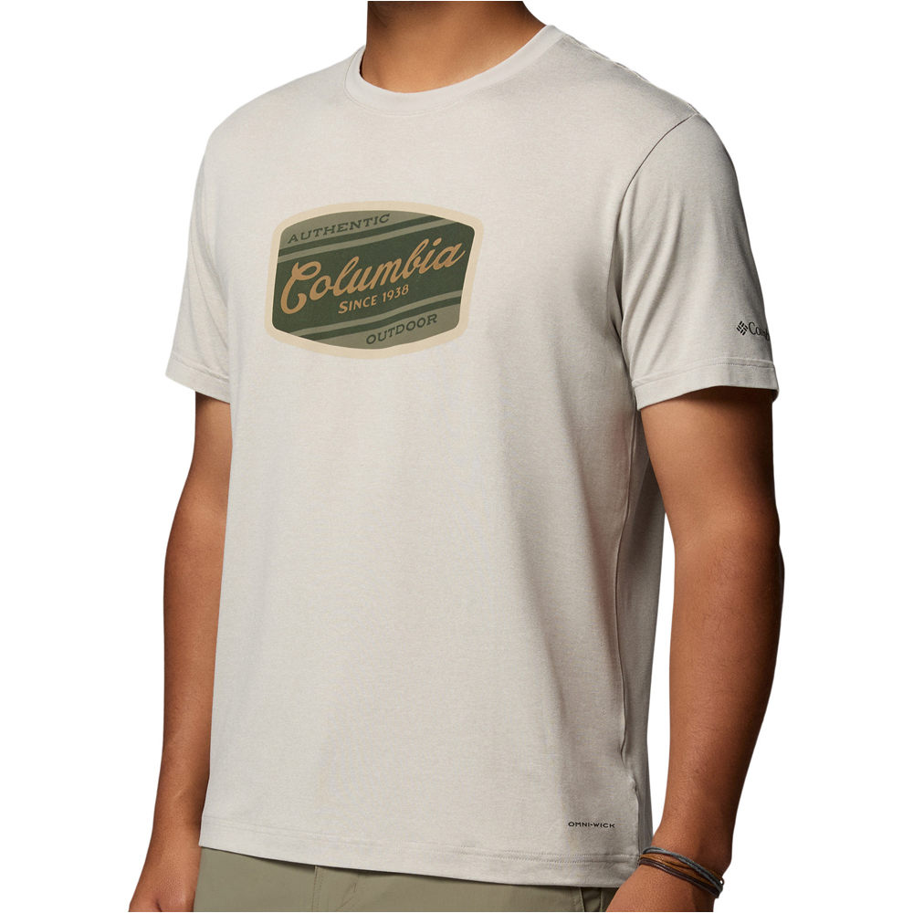 Columbia camiseta montaña manga corta hombre Parsons Point SS Graphic Tee vista detalle