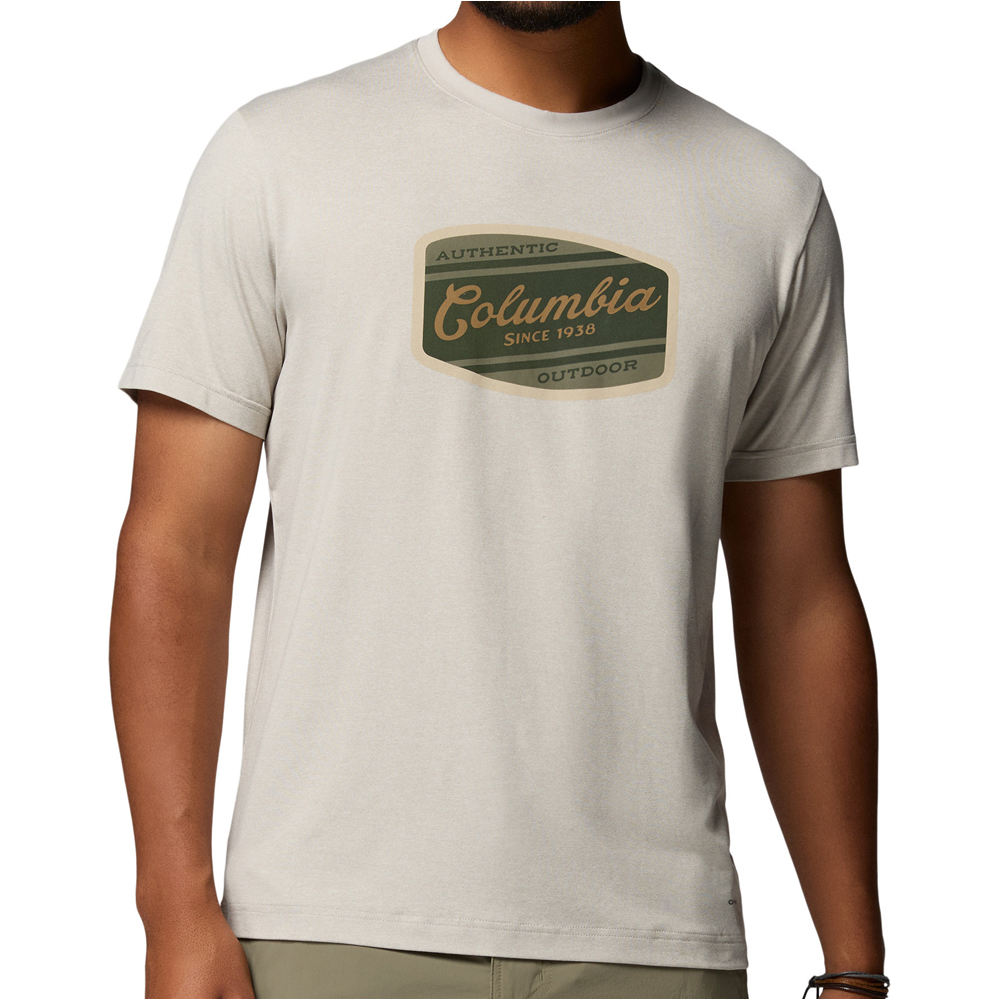 Columbia camiseta montaña manga corta hombre Parsons Point SS Graphic Tee vista frontal