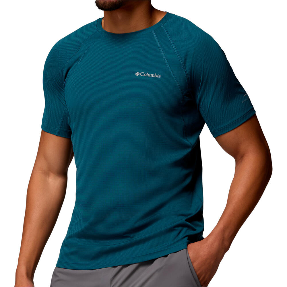 Columbia camiseta montaña manga corta hombre Stealth Spring  SS Tee vista detalle