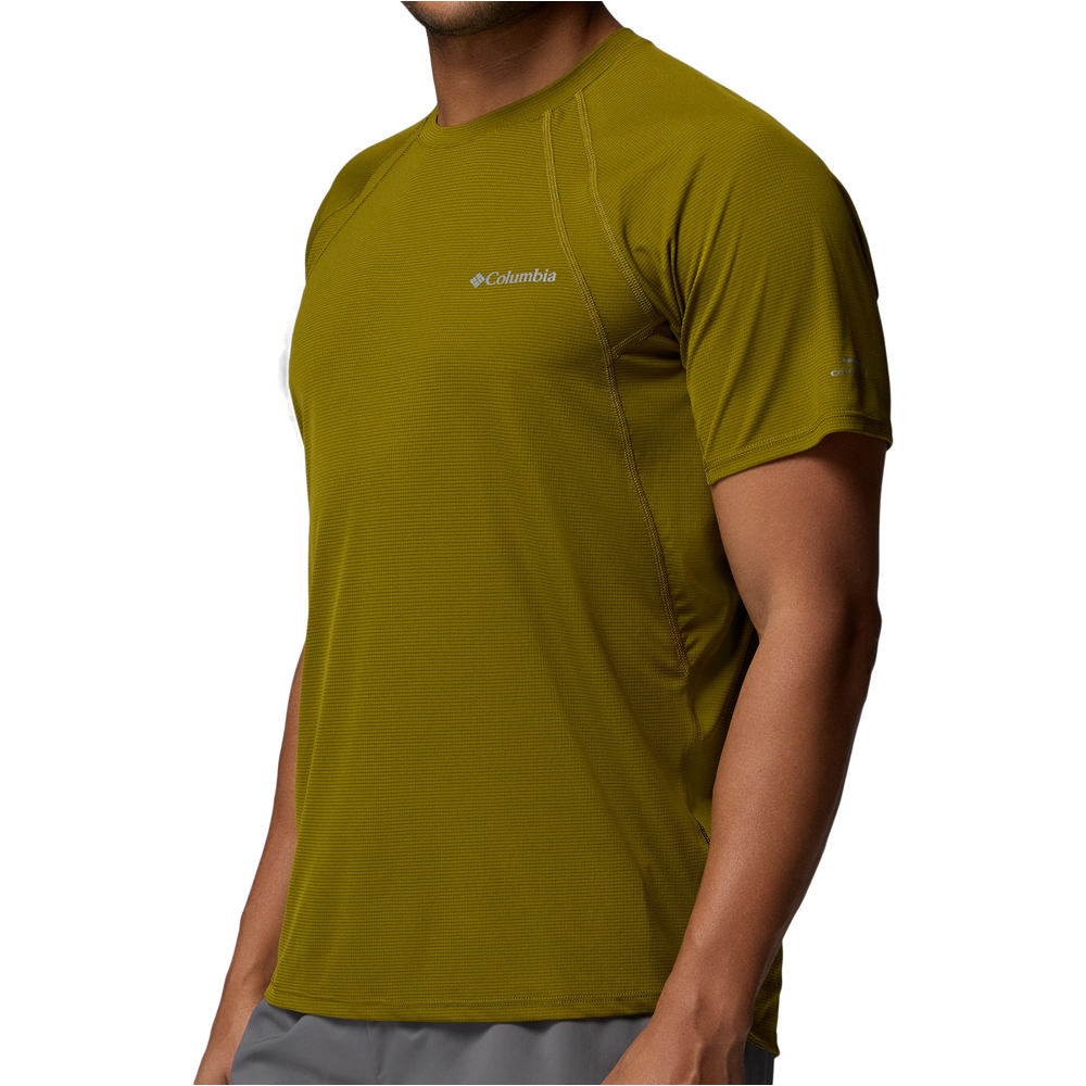 Columbia camiseta montaña manga corta hombre Stealth Spring SS Tee vista detalle