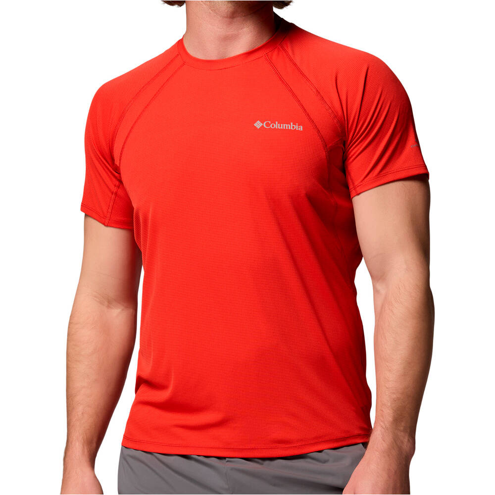 Columbia camiseta montaña manga corta hombre Stealth Spring  SS Tee vista frontal