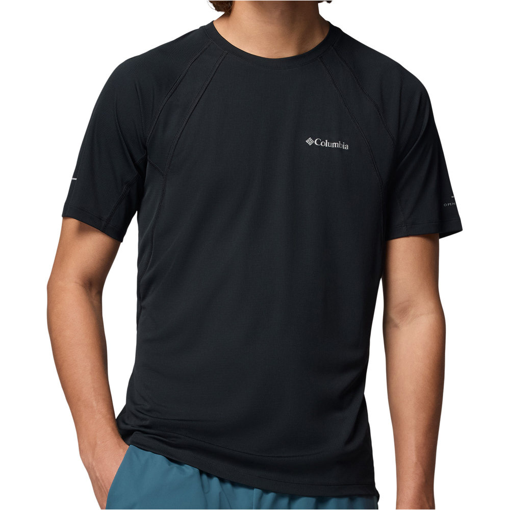 Columbia camiseta montaña manga corta hombre Stealth Spring SS Tee vista frontal