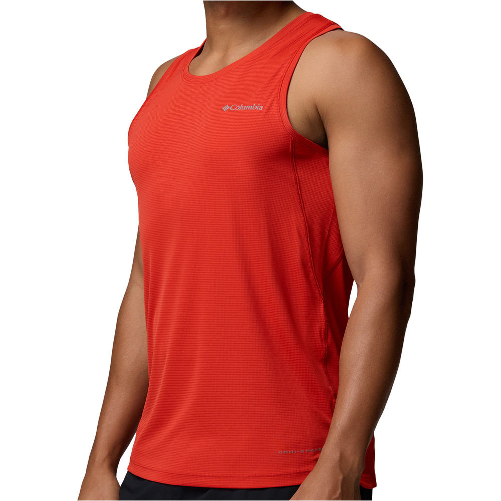 Columbia camiseta montaña manga corta hombre Stealth Spring Tank vista detalle