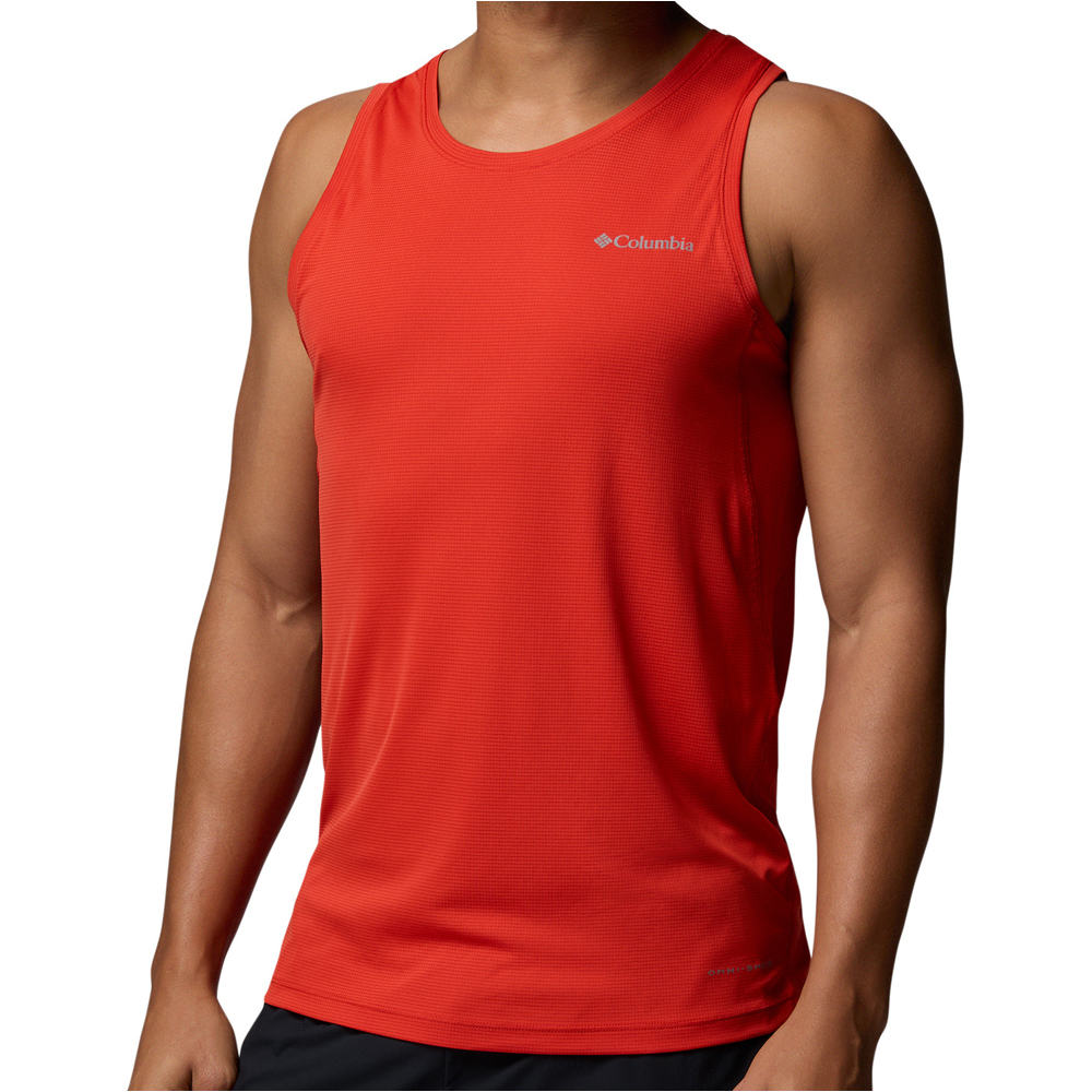 Columbia camiseta montaña manga corta hombre Stealth Spring Tank vista frontal