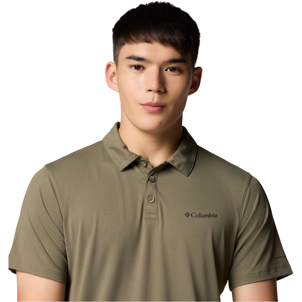 Columbia camiseta montaña manga corta hombre Tech Trail Utility Polo 03
