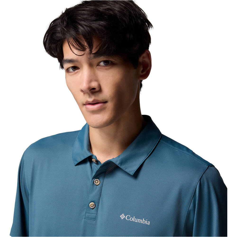 Columbia camiseta montaña manga corta hombre Tech Trail Utility Polo 03