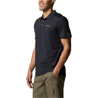Columbia camiseta montaña manga corta hombre Tech Trail Utility Polo vista detalle