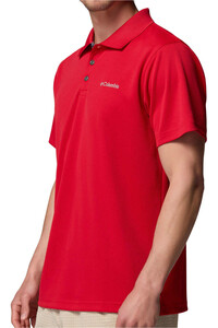Columbia camiseta montaña manga corta hombre Utilizer Polo vista detalle