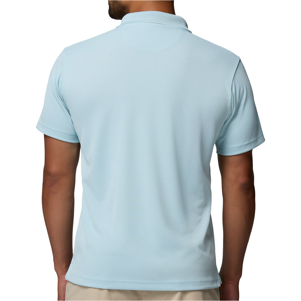 Columbia camiseta montaña manga corta hombre Utilizer Polo vista trasera