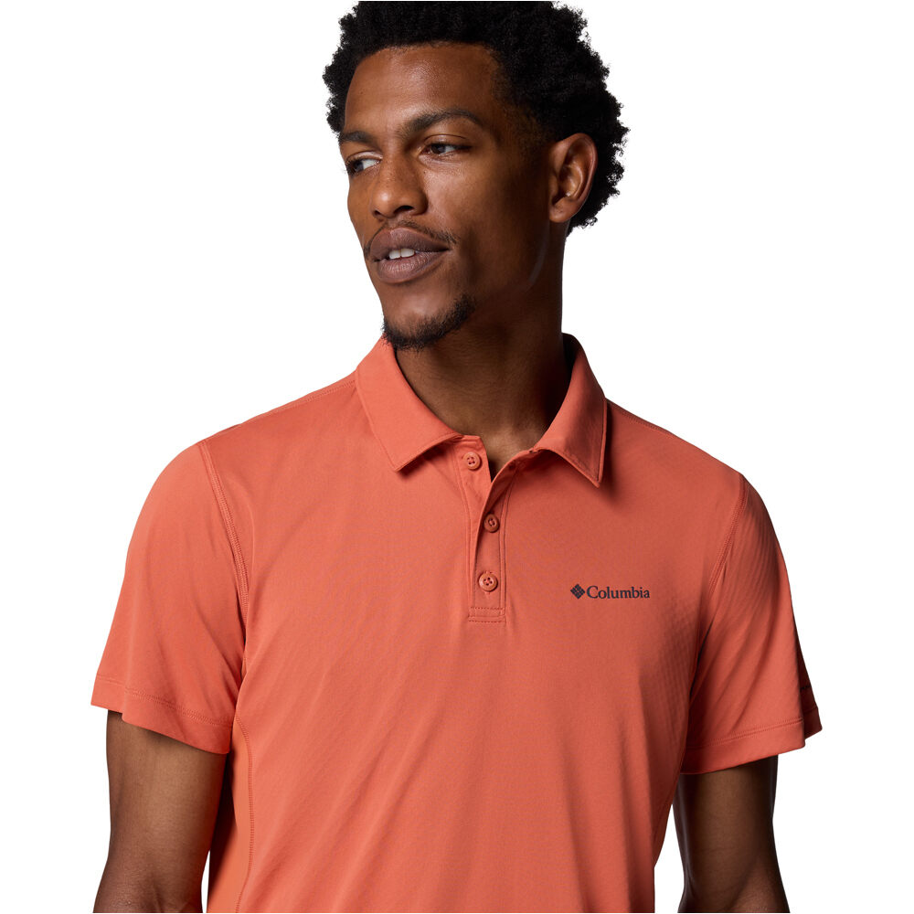Columbia camiseta montaña manga corta hombre Zero Rules   Light Polo 03