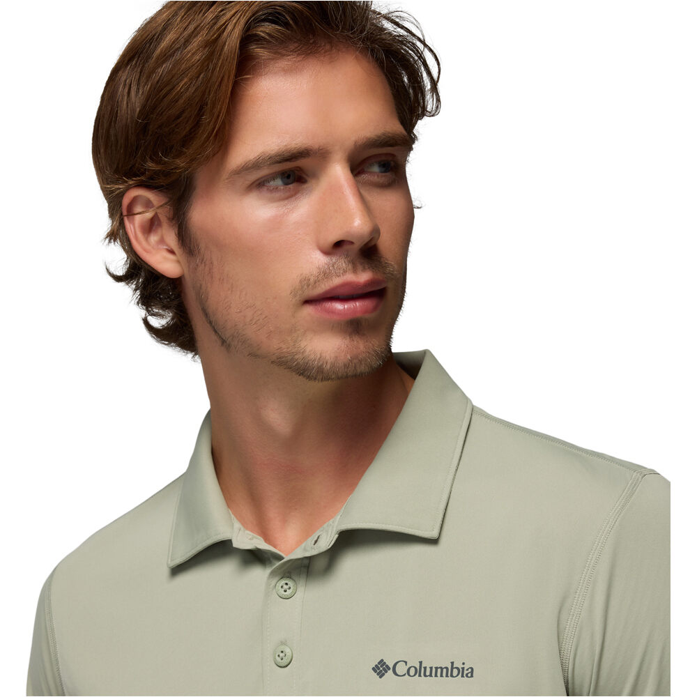 Columbia camiseta montaña manga corta hombre Zero Rules  Light Polo 03