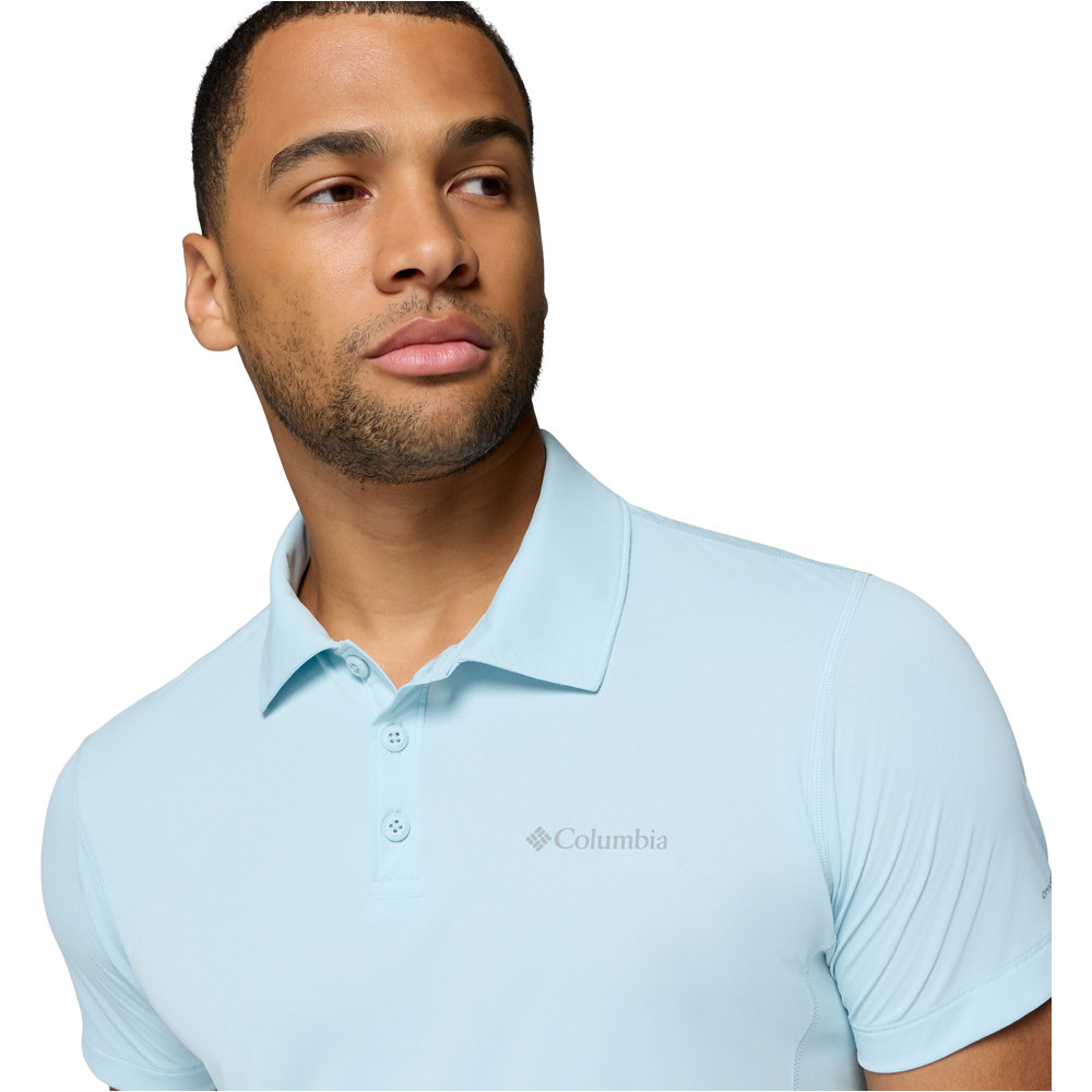 Columbia camiseta montaña manga corta hombre Zero Rules Light Polo 03