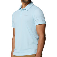 Columbia camiseta montaña manga corta hombre Zero Rules Light Polo vista detalle
