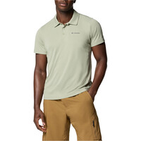 Columbia camiseta montaña manga corta hombre Zero Rules   Light Polo vista frontal