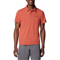 Columbia camiseta montaña manga corta hombre Zero Rules   Light Polo vista frontal