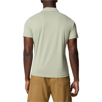 Columbia camiseta montaña manga corta hombre Zero Rules   Light Polo vista trasera