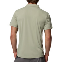 Columbia camiseta montaña manga corta hombre Zero Rules  Light Polo vista trasera