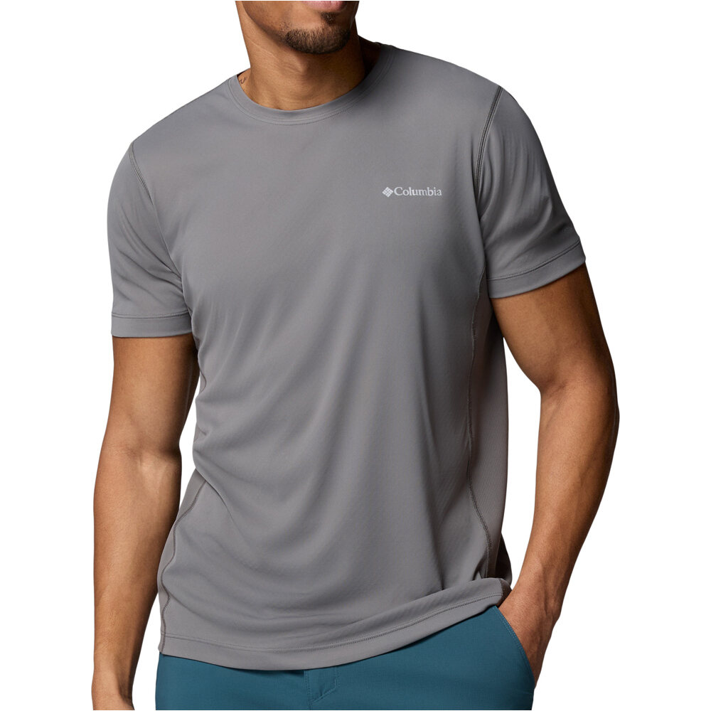 Columbia camiseta montaña manga corta hombre Zero Rules  Light SS Crew vista frontal