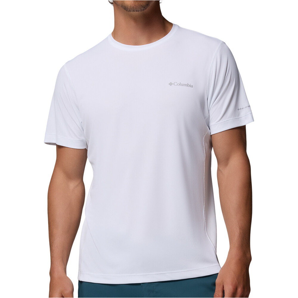 Columbia camiseta montaña manga corta hombre Zero Rules  Light SS Crew vista frontal
