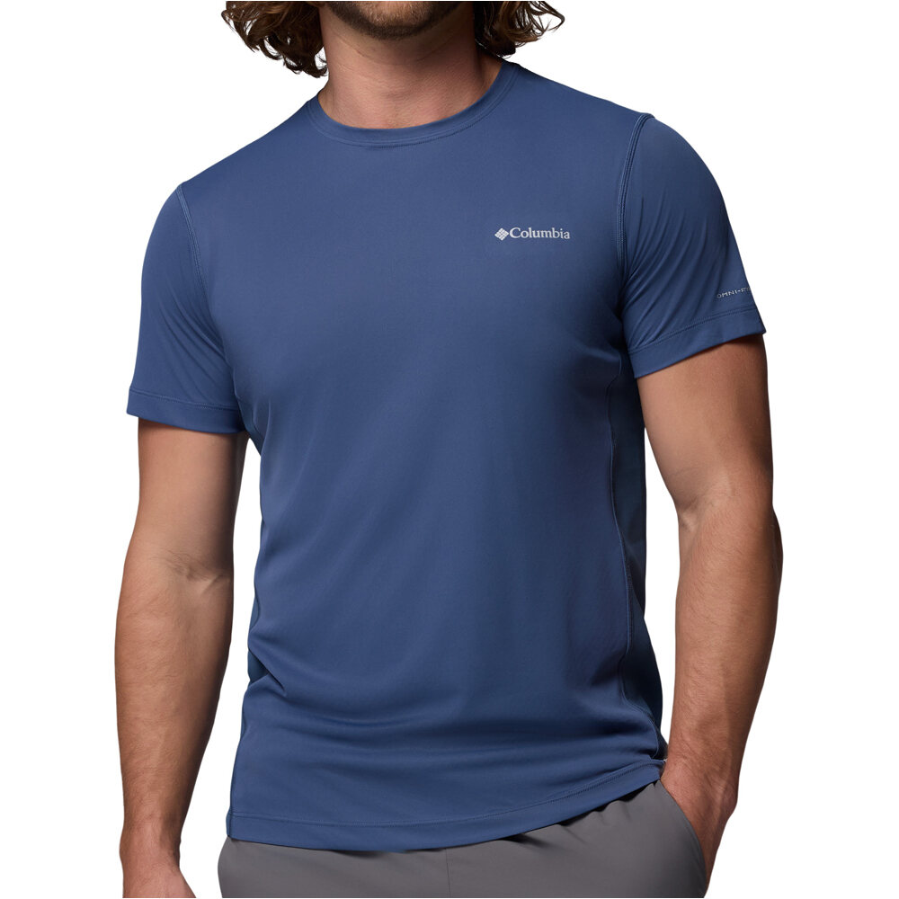 Columbia camiseta montaña manga corta hombre Zero Rules  Light SS Crew vista frontal