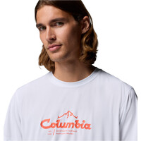 Columbia camiseta montaña manga corta hombre Zero Rules Light SS Graphic Crew 03