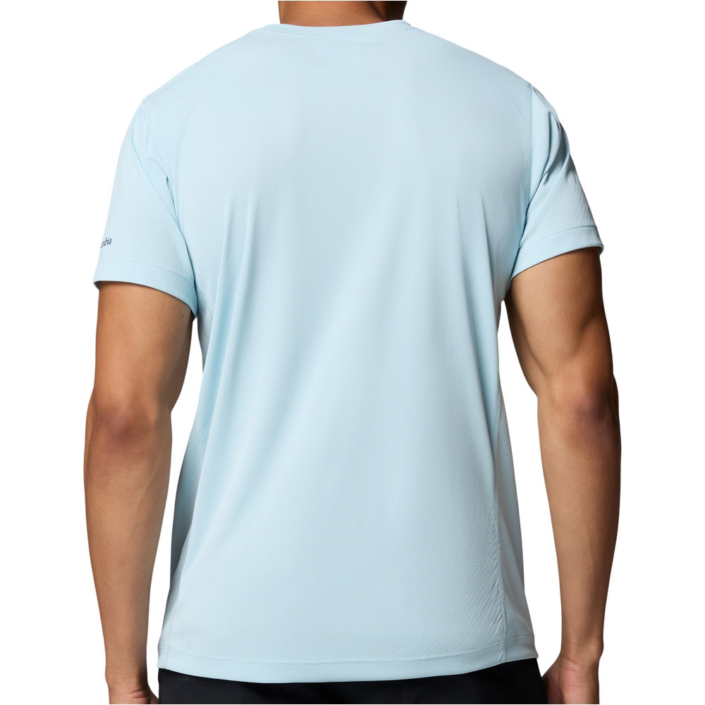 Columbia camiseta montaña manga corta hombre Zero Rules Light SS Graphic Crew vista trasera