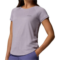 Columbia camiseta montaña manga corta mujer Bogata Bay  SS Tee vista detalle