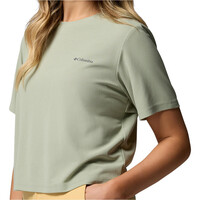 Columbia camiseta montaña manga corta mujer Chill Creek Pique SS Tee vista detalle