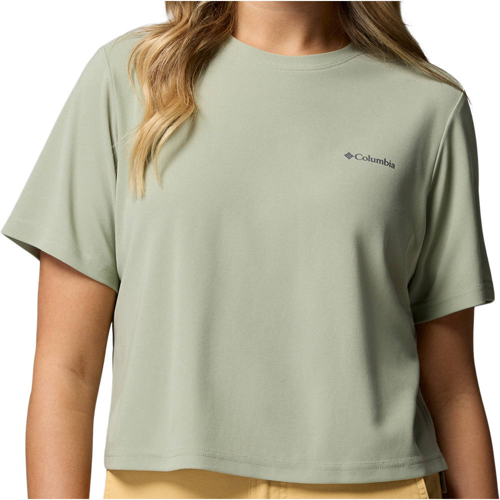Columbia camiseta montaña manga corta mujer Chill Creek Pique SS Tee vista frontal