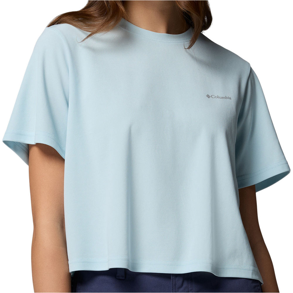 Columbia camiseta montaña manga corta mujer Chill Creek Pique SS Tee vista frontal