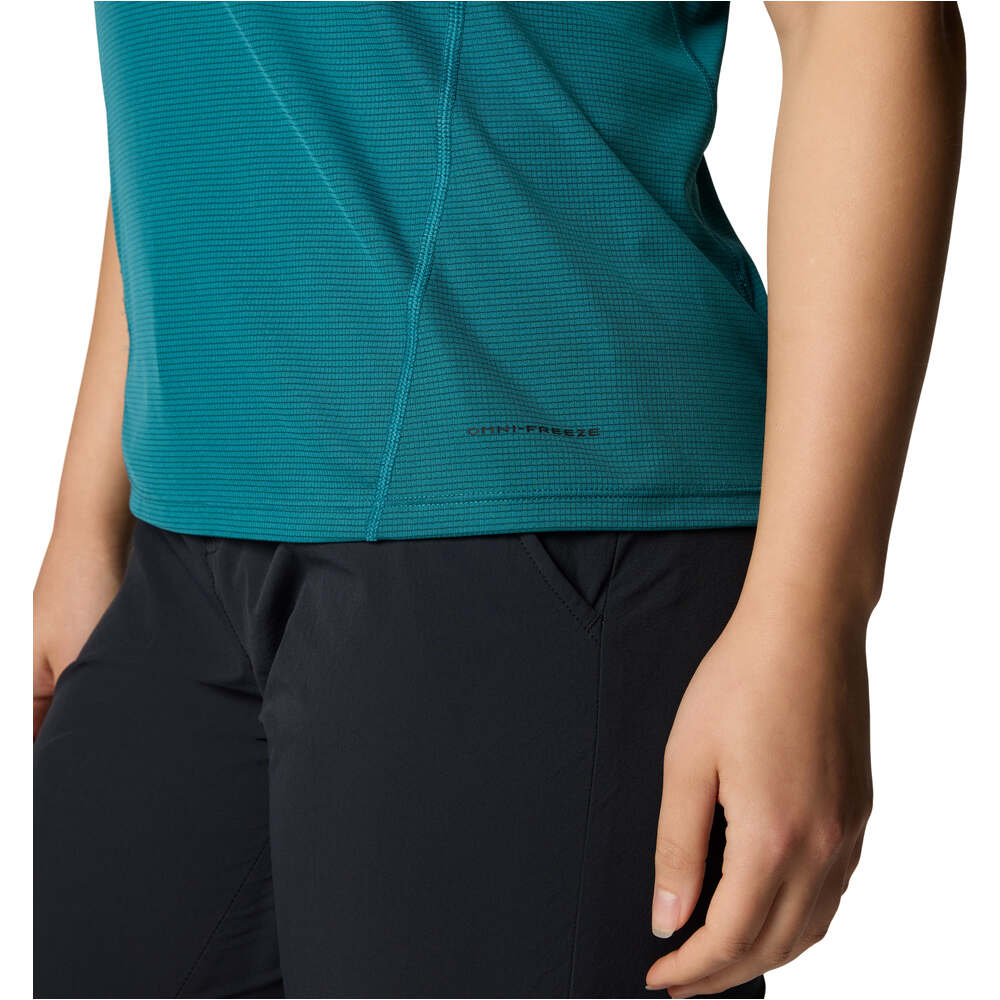Columbia camiseta montaña manga corta mujer Cirque River  Pro SS Crew 05