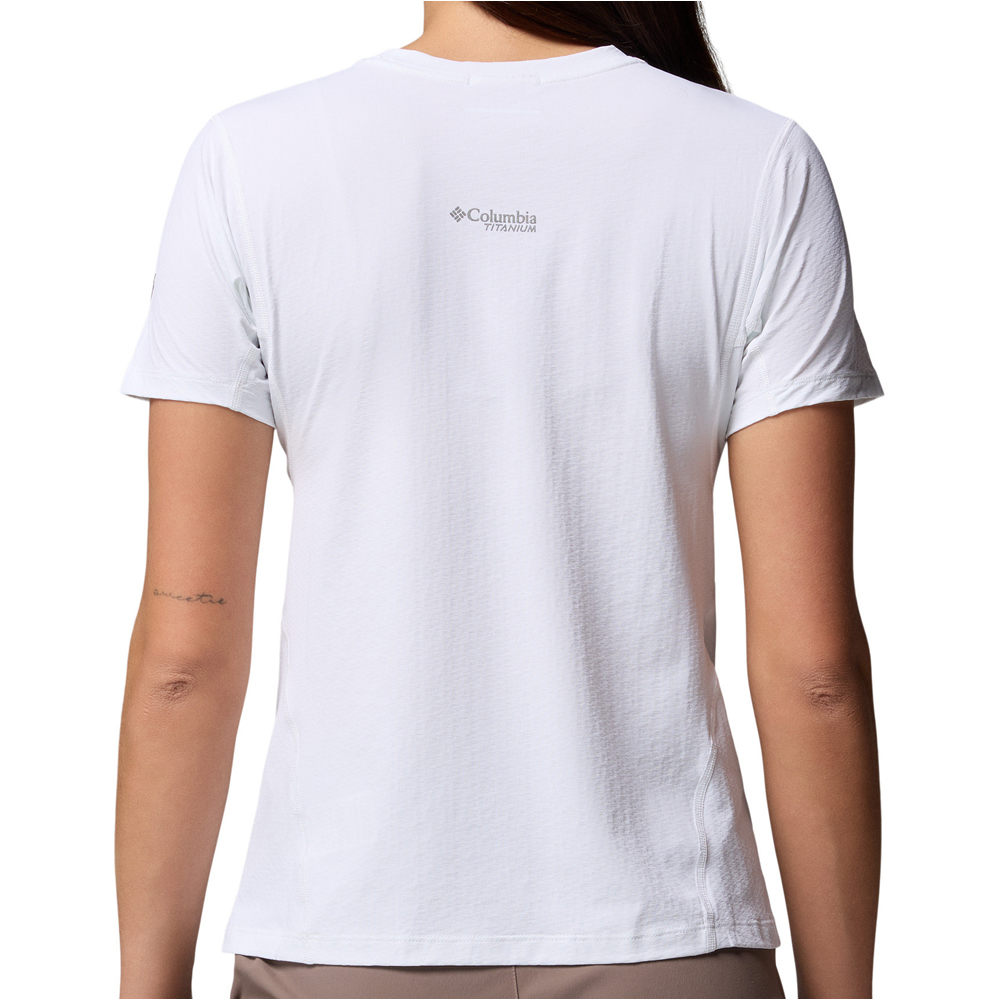 Columbia camiseta montaña manga corta mujer Diamond Peak Pro Short Sleeve vista trasera