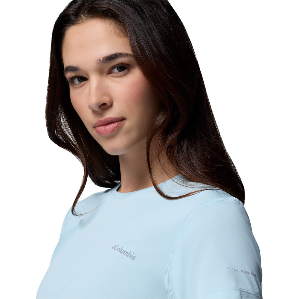 Columbia camiseta montaña manga corta mujer Zero Rules  Light SS Crew 03