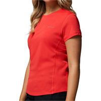 Columbia camiseta montaña manga corta mujer Zero Rules  Light SS Crew vista detalle