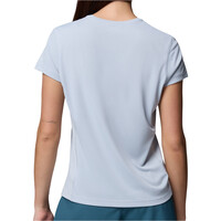 Columbia camiseta montaña manga corta mujer Zero Rules  Light SS Crew vista trasera