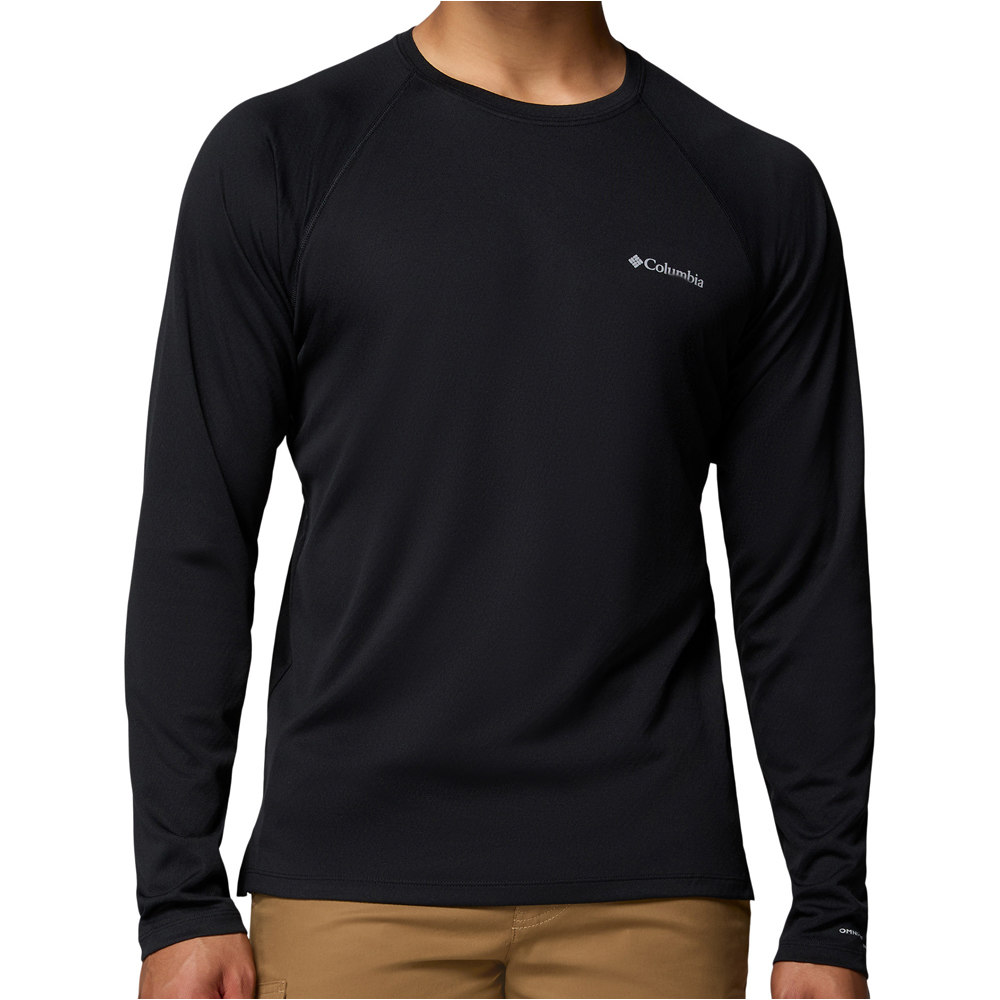 Columbia camiseta montaña manga larga hombre Alpine Chill Pro LS Crew II vista frontal