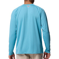 Columbia camiseta montaña manga larga hombre PFG Solar Stream LS vista trasera