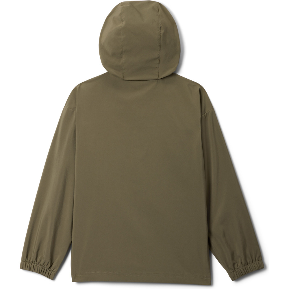 Columbia camiseta montaña manga larga niño Skien Valley Hooded Long Sleeve Shirt vista trasera